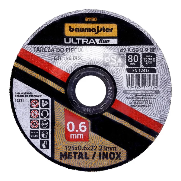 Tarcza do cięcia metalu i INOX Ultra Line