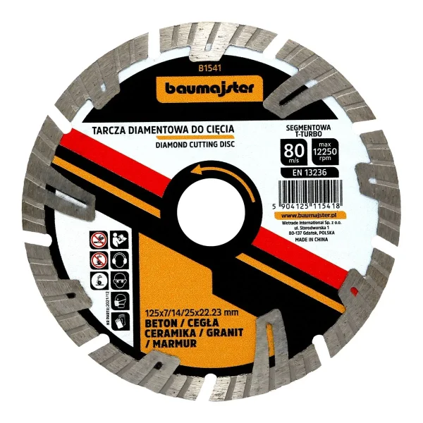Tarcza diamentowa segmentowa T-Turbo