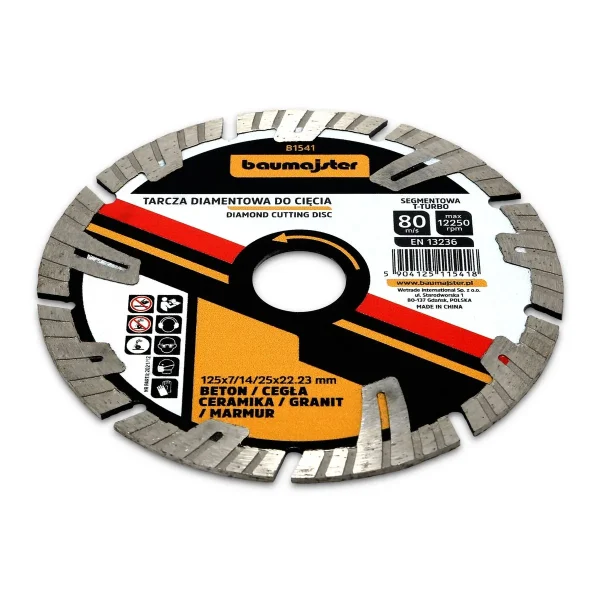 Tarcza diamentowa segmentowa T-Turbo
