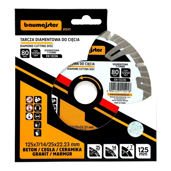 Tarcza diamentowa segmentowa T-Turbo