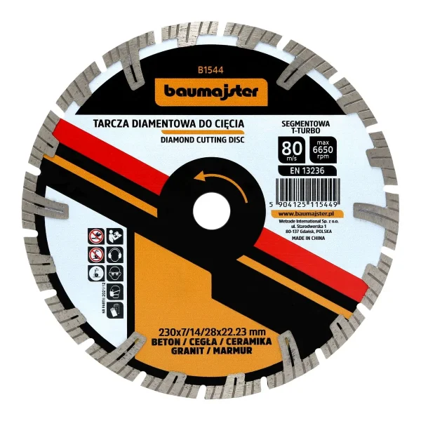 Tarcza diamentowa segmentowa T-Turbo