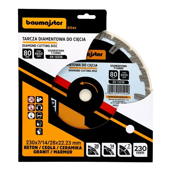 Tarcza diamentowa segmentowa T-Turbo