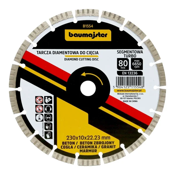 Tarcza diamentowa segmentowa Turbo