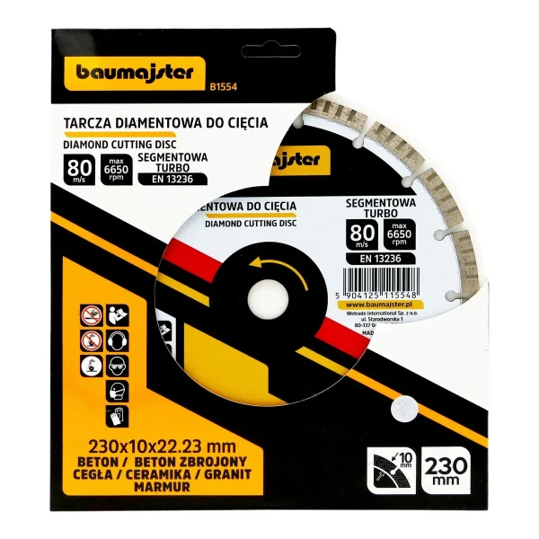 Tarcza diamentowa segmentowa Turbo