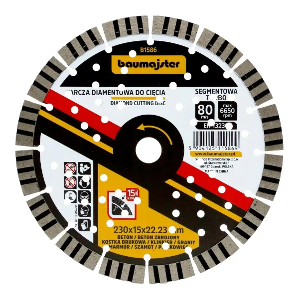Tarcza diamentowa segmentowa Turbo