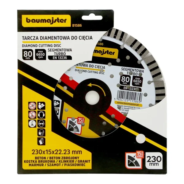 Tarcza diamentowa segmentowa Turbo