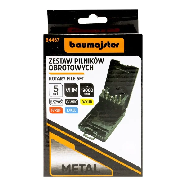 Zestaw pilników obrotowych do metalu