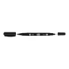 Marker precyzyjny dwustronny permanentny czarny 1,0 / 0,5 mm