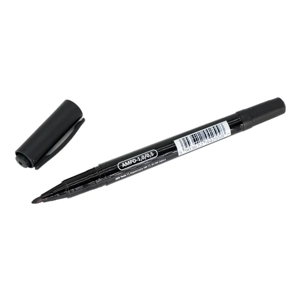 Marker precyzyjny dwustronny permanentny czarny 1,0 / 0,5 mm